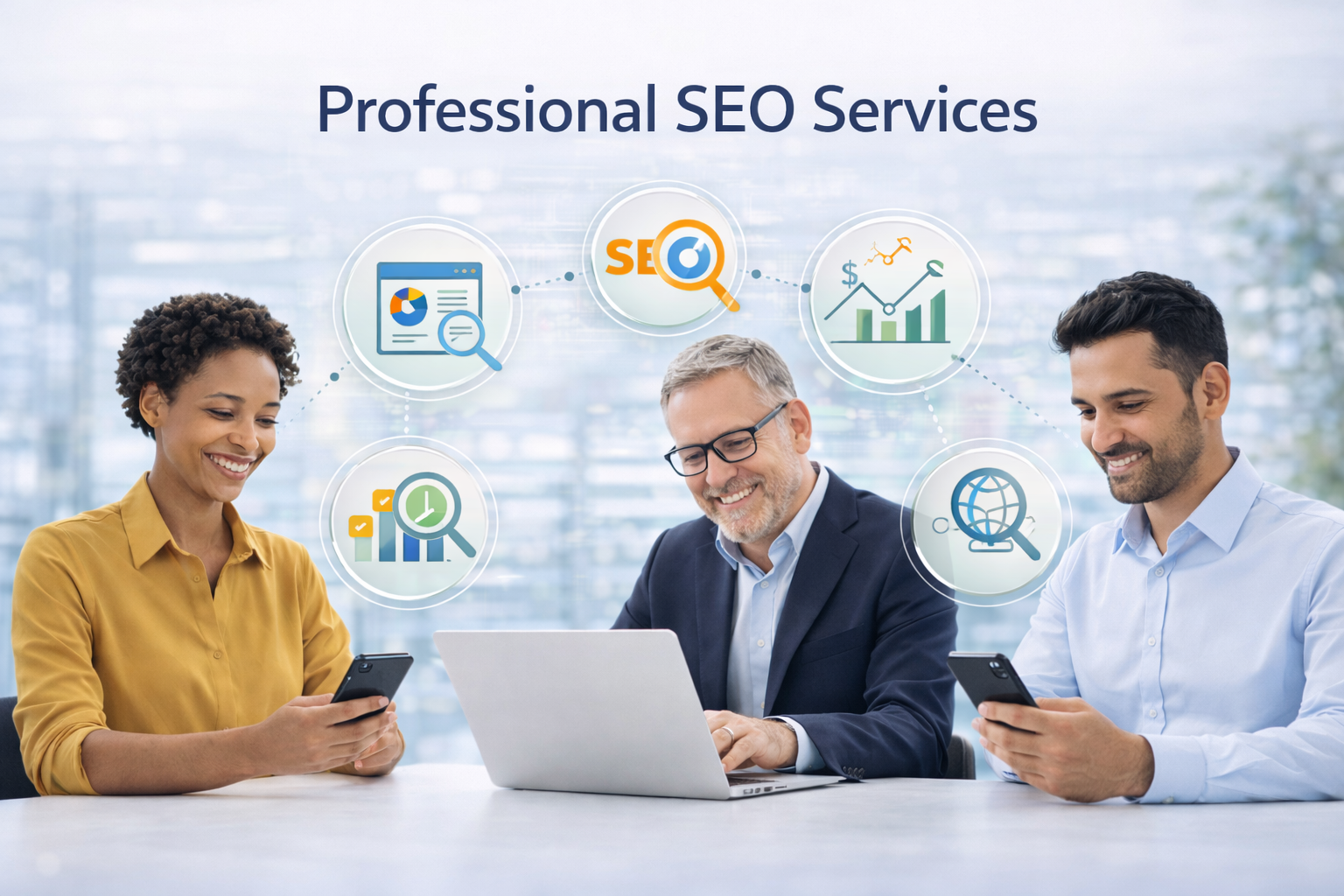 SEO analytics dashboard